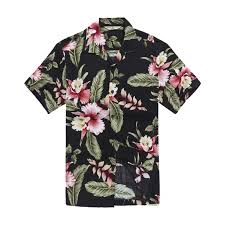 Authentic hawaiian shirts today capture the same attitude. Hawaii Hangover Men S Hawaiian Shirt Aloha Shirt Xl Black Rafelsia Floral Walmart Com Walmart Com