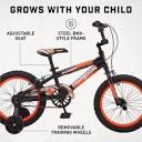 Mongoose 16" Mutant Kid's BMX Bike, Ages 3-5, Black & Orange ...