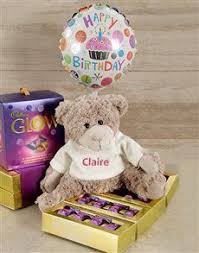Birthday Gifts For Her Delivery Gifts Personalised Happy Birthday Teddy Hamper Teddy Birthday Birthday Gifts