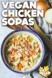 Vegan Chicken Sopas Filipino Macaroni Soup The Viet Vegan Recipe Chicken Sopas Macaroni Soup Vegan Recipes Easy