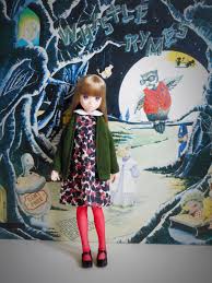 rurukoのクリスマス風コーディネートです ハンドメイド 服 バルーンドレス ツイード 生地