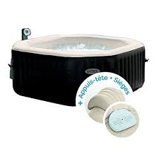 Intex Spa Gonflable Purespa Jets Et Bulles 6 Personnes 2 Appuis Tete 2 Sieges Piscine De Jardin Spa Gonflable Piscine Et Jardin Et Gonflable
