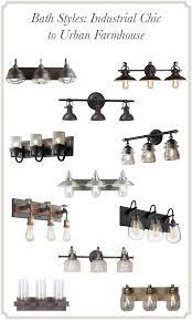 Enjoy and happy home decorating! Bath Styles Industrial Chic To Urban Farmhouse Tap The Link To Shop On Ou Industrial Bathroom Decor Industrial Bathroom Lighting Farmhouse Bathroom Lighting