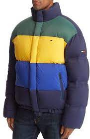 Tommy Jeans Oversized Color Block Puffer Jacket Men Bloomingdale S Jackets Oversized Jeans Puffer Jackets