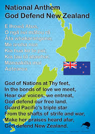 Nz National Anthem Chart Maori Words Maori Songs Maori