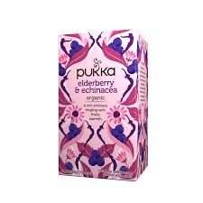The tree produces highly fragrant flowers and berries healing benefits of elderflower tea. Buy Elderberry Echinacea Organic Fruit Tea Pukka Herbs Pukka