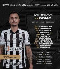 Jonathan, kanu, gilvan, paulo victor; Atletico On Twitter Galo Escalado Confira Nossa Escalacao Para O Jogo Contra O Goias Pelo Brasileirao Vamos Galo Goixcam