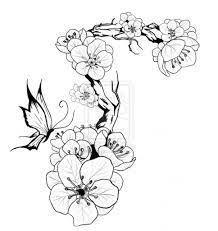 Labeled Cherry Blossom Tattoo Stencil Cherry Blossom Tattoo Stencils Cherry Blossom Tattoo Tattoo Stencils Blossom Tattoo