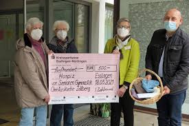Musterscheck für spendenübergabe kostenlos / scheck. Unterstutzer Hospiz Esslingen