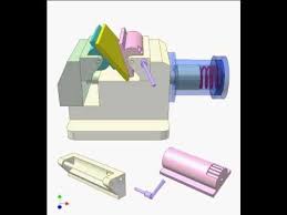 Machine Tool Fixture 22 Machine Tools Plastic Molds Pink Bar