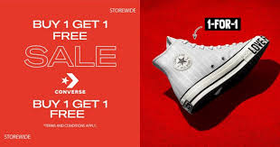 Find out if bogo will make you money or cost you money. Converse S Pore Will Have 1 For 1 Storewide Sale On All Items Including Sneakers From Aug 7 10 Great Deals Singapore
