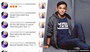 Salim) sheikh salim sheikh muhammad al mahros; Jangan Kacau Aiman Tino Saya Gf Aiman Tino The Reporter