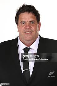 James Iversen poses during a New Zealand All Blacks headshots session...  News Photo