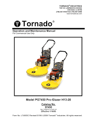 A massive storm and at least one tornado ripped through the chicago suburbs late sunday night, injuring at least five people and damaging more than 100 homes. Tornado Honda Pro Glazer 28 Burnisher Manualzz