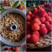 50 g of strawberry tree fruit meets the recommended daily dosage of vitamin c for adults. Strawberry Tree Crumble Cake The Magical Forgotten Fruit Gather Victoria