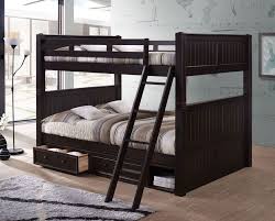 Dillon Queen Over Queen Wood Bunk Bed Queen Bunk Beds Wood Bunk Beds Modern Bunk Beds