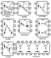 Optocoupler Examples Electronic Engineering Electronics Circuit Electronics Education