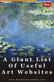 A Giant List Of Useful Art Websites Art Art Website Art Painting