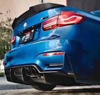 BMW F80 F82 M3 M4 PSM STYLE CARBON FIBER REAR DIFFUSER + REAR SPLITTER