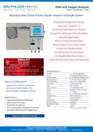 Class i, division 1 (zone 1) continuous voc monitoring solution for hazardous locations. Omd 625 Southland Sensing Ltd Pdf Catalogs Technical Documentation Brochure