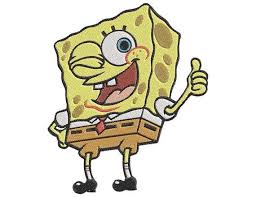This article is about the character. Spongebob Squarepants Wink Eye And Like Finger Embroidery Spongebob Drawings Spongebob Spongebob Wallpaper