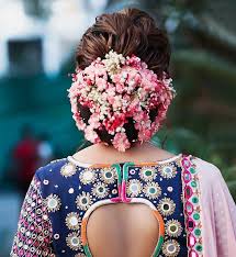 Bridal Hairstyles With Flowers C Jasmine Beauty Care Richa Dave Photography By The Wed Captu Bridal Bun Bridal Hairstyle Indian Wedding Bridal Hair Buns