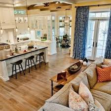 Shea Homes Design Studio Burbank Open Kitchen And Living Room Living Room And Kitchen Design Home Kitchens