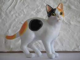 お散歩三毛猫 三毛猫 猫 アート