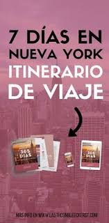 Itinerario De Nueva York Para 7 Dias Guia De Nueva York Viaje A Nueva York Itinerario De Viaje Nueva York