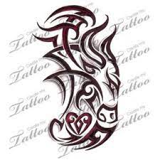 Marketplace Tattoo Tribal Taurus Bull With Heart 4475 Createmytattoo Com Tatouage Tiki Tatouages De Taureaux Tatouage Graphique