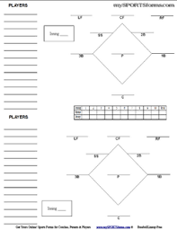 Baseball Lineup Sheets Bismi Margarethaydon Com