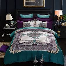 Showing results for victorian comforter sets. Egyptian Cotton Vintage Paisley Comforter Bedding Set King Queen Size Satin Duvet Cover Bed In A Bag Sheet B Bedding Sets King Bedding Sets Luxury Bedding Sets
