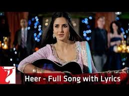 Heer Full Song With Lyrics Jab Tak Hai Jaan I Love This Song With All Of My Heart Bollywood Music Indian Movie Songs Bollywood Music Videos
