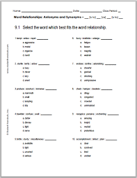 Grade 9 Verbal Reasoning Worksheet 1 Free To Print Pdf File For High School Word Relationships Reading Comprehension Kindergarten Free English Worksheets