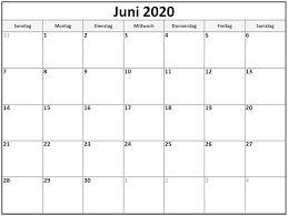Klicken sie also auf die rote schaltfläche, um mit der druckseite fortzufahren. Kalender Juni 2020 Zudocalendrio