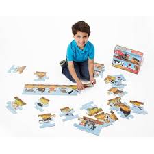 Get melissa & doug, alphabet train floor puzzle, ages 3 to 5 years old, 28 pieces online or find other floor puzzles products from mardel.com. Melissa And Doug Alphabet Train Letters And Animals Jumbo Floor Puzzle 28pc Target