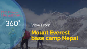 360 Degrees View From Mount Everest Base Camp Nepal Mount Everest Base Camp Mount Everest Everest