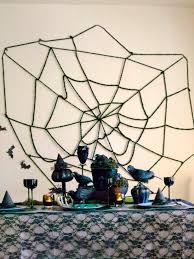 Diy spider crafts & recipes. Diy Halloween Spider Web Decoration Diy