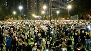 Thousands of people attend the tiananmen square 25th anniversary candlelight vigils in victoria park in hong kong. Hong Kong Activists Sentenced To Jail For Commemorating Tiananmen Square Massacre In 2020 Global Voices