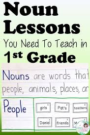 5 Noun Lessons You Need To Teach In 1st Grade Part 1 Nouns Lesson Nouns Lesson Plan Nouns First Grade