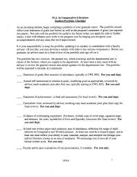 Wow your future employer with this simple cover letter example format. The M A Comparative Literature Quot The Student Portfolio Checklist Quot