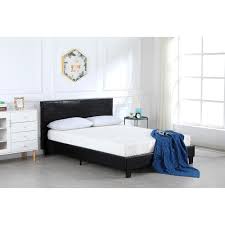 Find the perfect luxury bed frame at ethan allen! Twin Size Metal Bed Frame W Faux Leather Upholstered Headboard Bedroom Black Home Garden Edemia Furniture