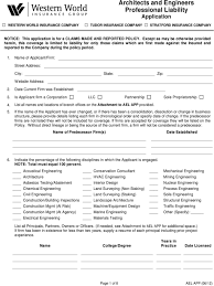 Maybe you would like to learn more about one of these? Architects And Engineers Professional Liability Application Pdf Free Download