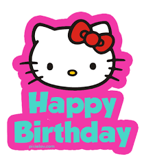 Mama is making a cake, mimmy is setting up the games, and papa is getting the balloons. Hello Kitty Happy Birthday Quotes Quotesgram