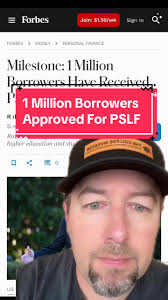 Over 1 million people have recevied Public Service Loan Forgiveness  according to the latest data. #studentloans #loanforgiveness