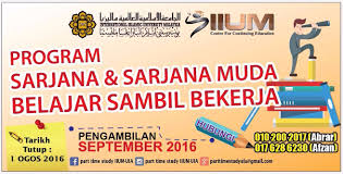 Contoh kalau anda nak semak syarat upu online, ketik pada no.1 dan paparan seperti dibawah akan dipaparkan untuk spm anda hanya perlu. Part Time Study Iium Uia Pendaftaran Masih Dibuka Sehingga Ogos 2016 Pendaftaran Bagi Program Separuh Masa Sarjana Muda Pendidikan Kepujian Dan Sarjana Pendidikan Penyelidikan Masih Dibuka Sehingga Ogos 2016 Syarat Syarat