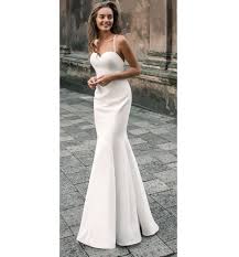 A sirena abiti da sposa a v strascico a terra di pizzo tulle manica lunga rustico illusion sleeve con 2020 / rimborsate. Abito Da Sposa A Sirena Mod Alessia