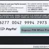 Enter paypal gift card code. 1