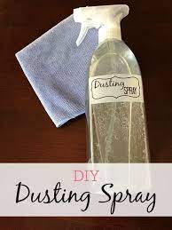 Homemade Dusting Spray Dusting Spray Cleaning Hacks Diy Cleaning Products