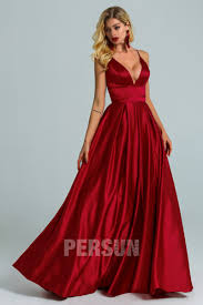 S) 938,43 € 938,43 € 2,99 € pour l'expédition Robe De Soiree Princesse Classe En Satin Rouge Fonce Decollete V Plongeant Persun Fr Robe De Soiree Princesse Robe De Soiree Rouge Robe De Soiree